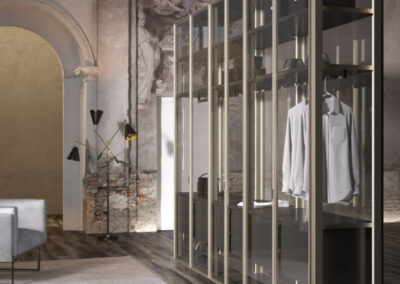 ALBED_CABARM_FREESTND_SOLO_product_walk-in_closet_champagne_profile_trasparent_glass-400x284